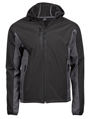 T-9514-Mens Hooded Lightweight Performance Softshell Jacket